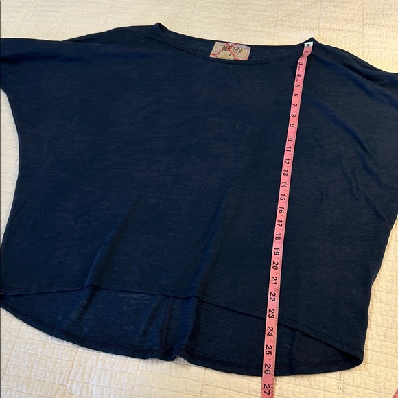 Nation by Jen Mencha sz Large  like new Shirt soft cotton 3/4 sleeve - Picture 5 of 6